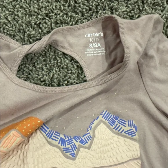 Carter's long sleeve shirt and legging bundle-2 full mix & match outfits! Size 8 - Picture 10 of 11